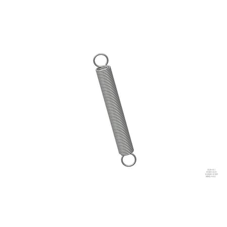 Approved Vendor Extension Spring, O=1.000, L= 8.00, W= .105 G509967900
